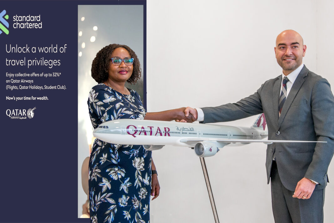 Standard Chartered partners with Qatar Airways to offer Kenyan affluent customers premium travel discounts